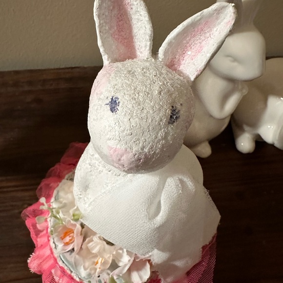 Handmade Clay Rabbit Home Decor - Picture 3 of 5
